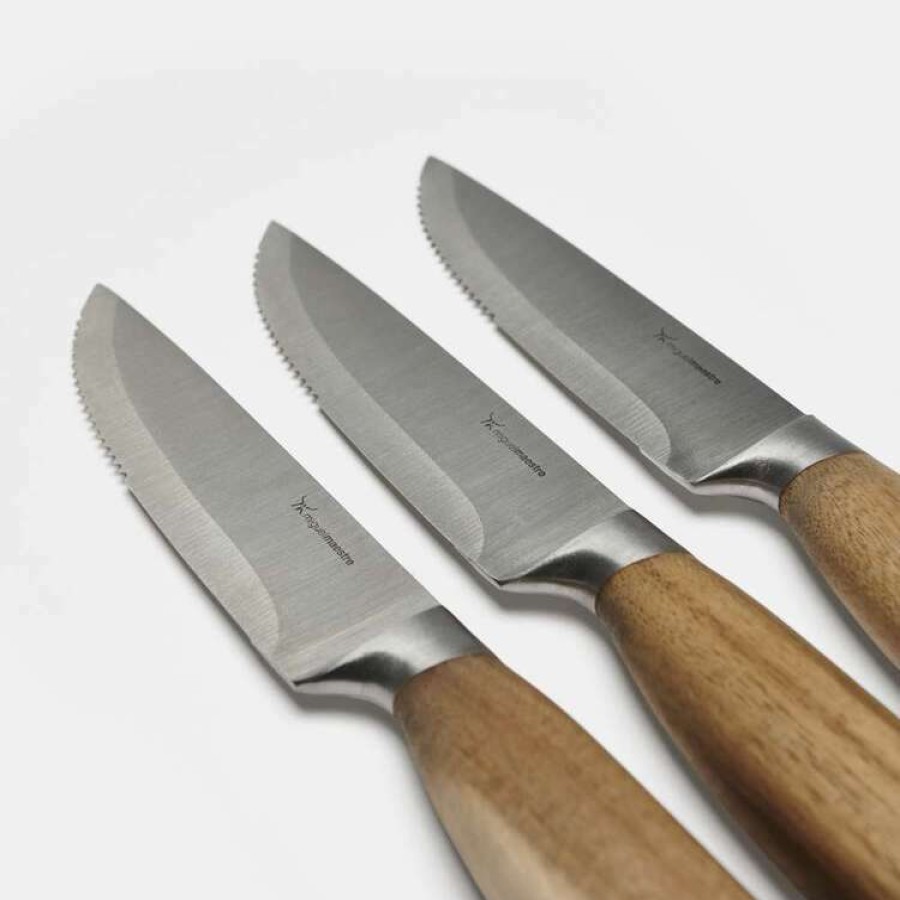 Kitchen & Dining * | S&N By Miguel Maestre 6 Piece Steak Knives Set With Acacia Handle