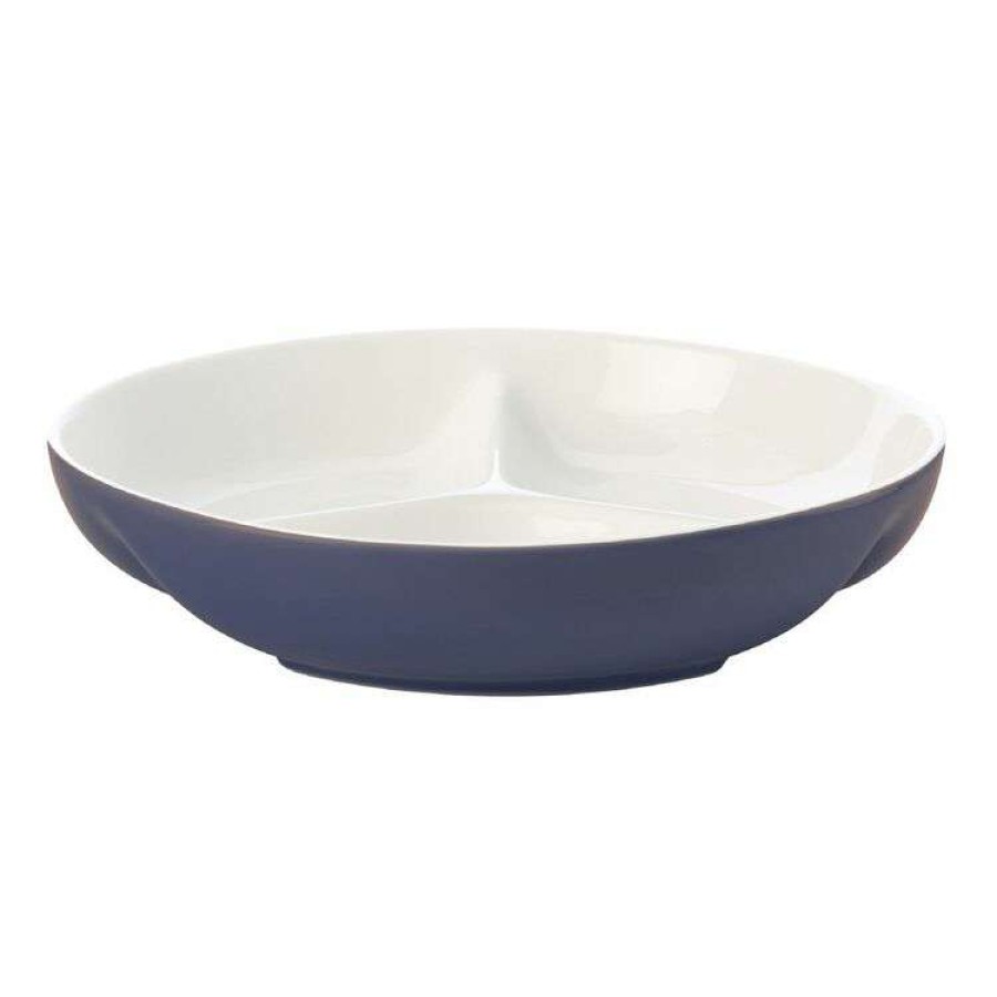 Kitchen & Dining * | Maxwell & Williams Mezze Divided Platter 32Cm Denim Gift Boxed