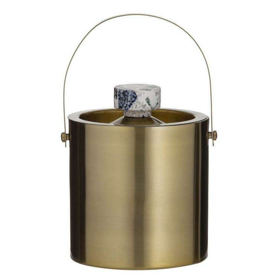 Kitchen & Dining * | Amalfi Harlequin Ice Bucket Gold/Multi 1.75L