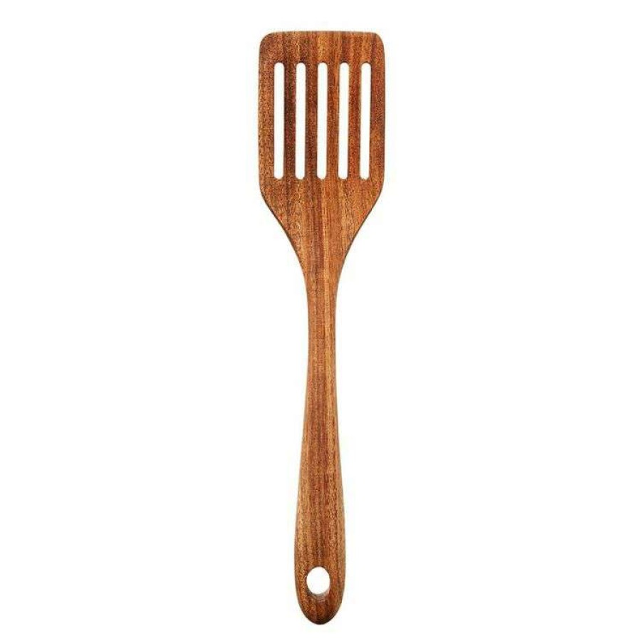 Kitchen & Dining * | Smith & Nobel Acacia Wooden Slotted Turner 33Cm