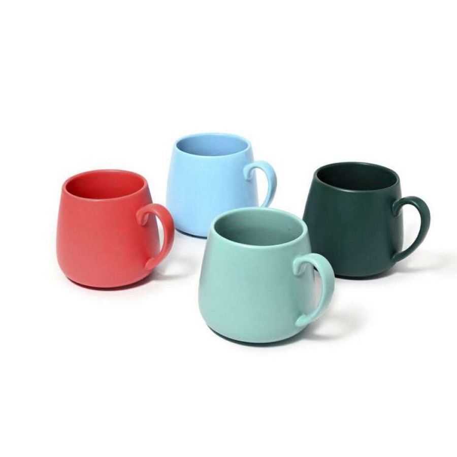 Kitchen & Dining * | Coffee Culture Ceramic Mugs 400Ml Matte Set Of 4