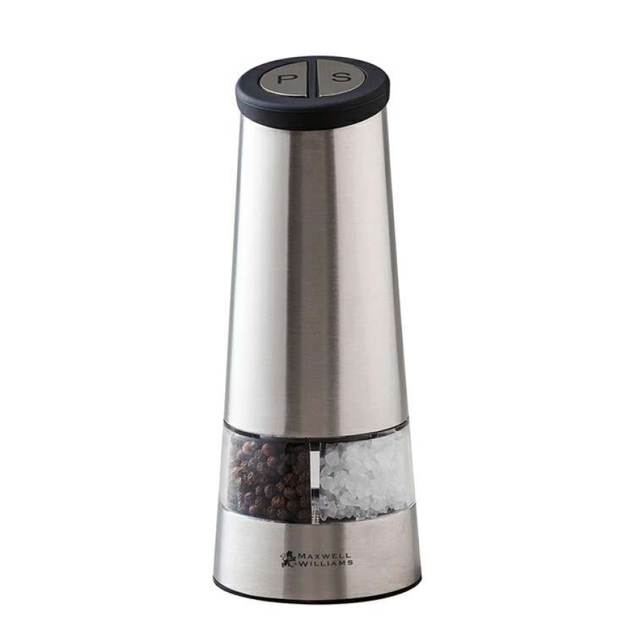 Kitchen & Dining * | Maxwell & Williams Cosmopolitan Electric Duo Salt & Pepper Mill 18Cm