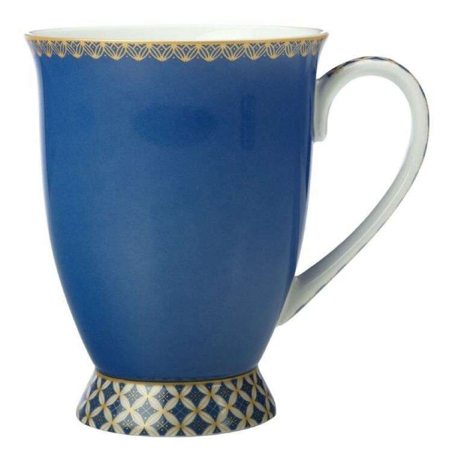 Kitchen & Dining * | Maxwell & Williams Teas & C'S Classic Footed Mug 300Ml Blue Gift Boxed