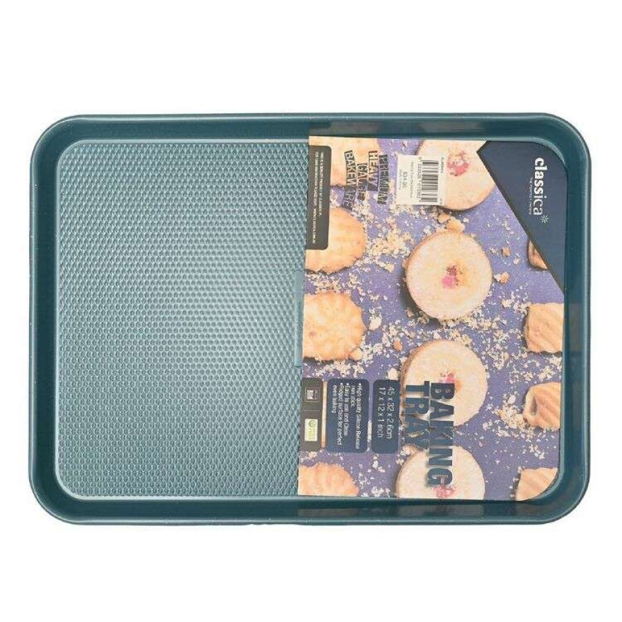 Kitchen & Dining * | Classica Silicon Release Blue Baking Tray 45X32X2.6Cm