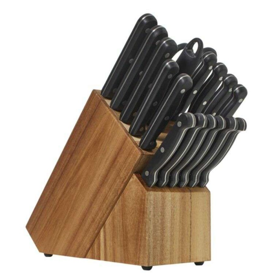 Kitchen & Dining * | Smith & Nobel Traditions 18-Piece Knife Block