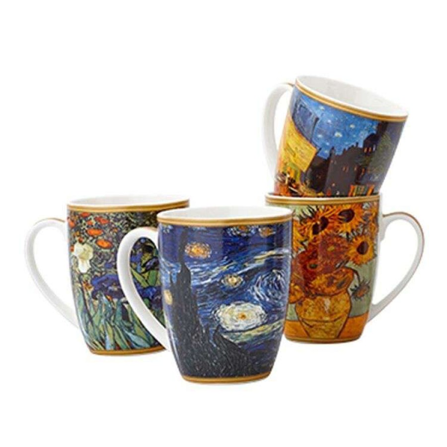 Kitchen & Dining * | Casa Domani Impressions Van Gogh 4-Piece Mug Set 375Ml