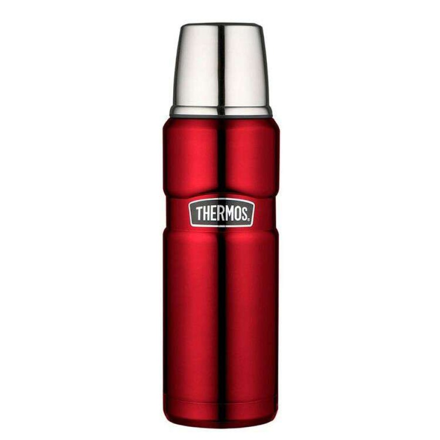 Kitchen & Dining * | Thermos Stainless King Vacuum Insulated Flask 470Ml Red