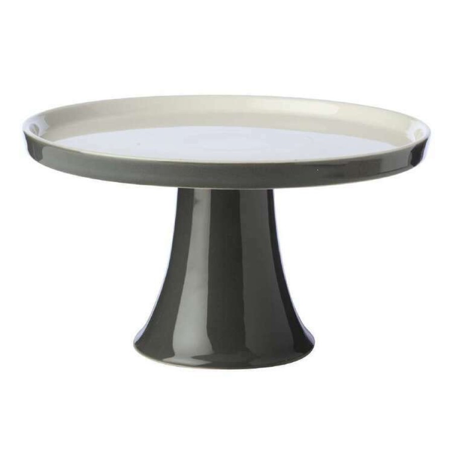 Kitchen & Dining * | Maxwell & Williams Mezze Cake Stand 20Cm Charcoal Gift Boxed