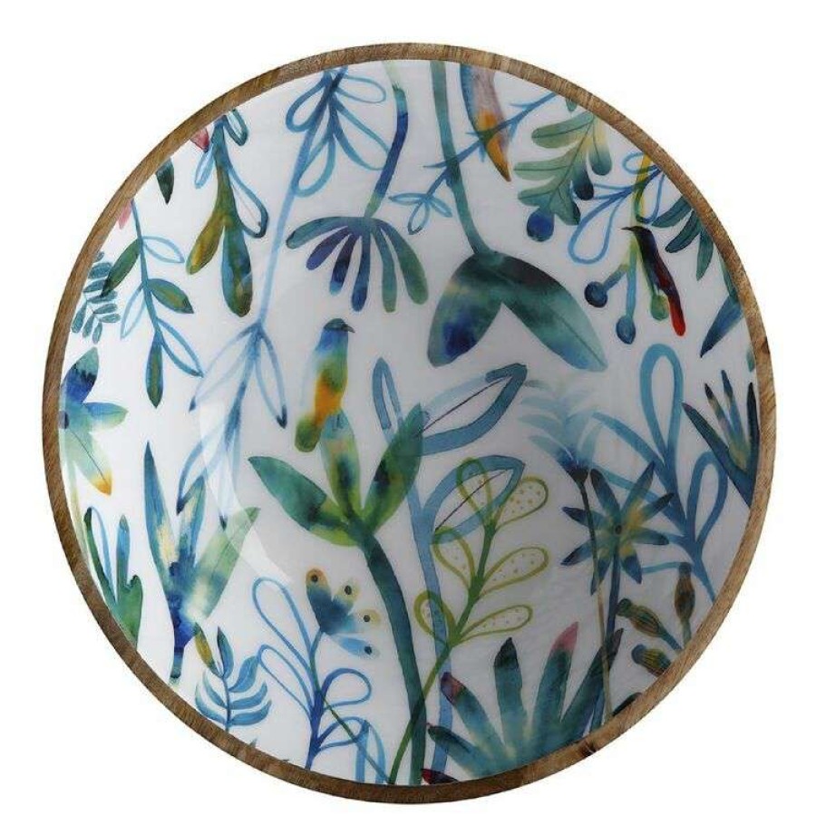 Kitchen & Dining * | Maxwell & Williams Marc Martin Dusk Serving Bowl Mango Wood Enamel Finish 34X10Cm