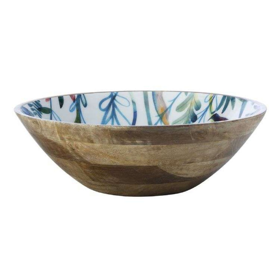 Kitchen & Dining * | Maxwell & Williams Marc Martin Dusk Serving Bowl Mango Wood Enamel Finish 34X10Cm