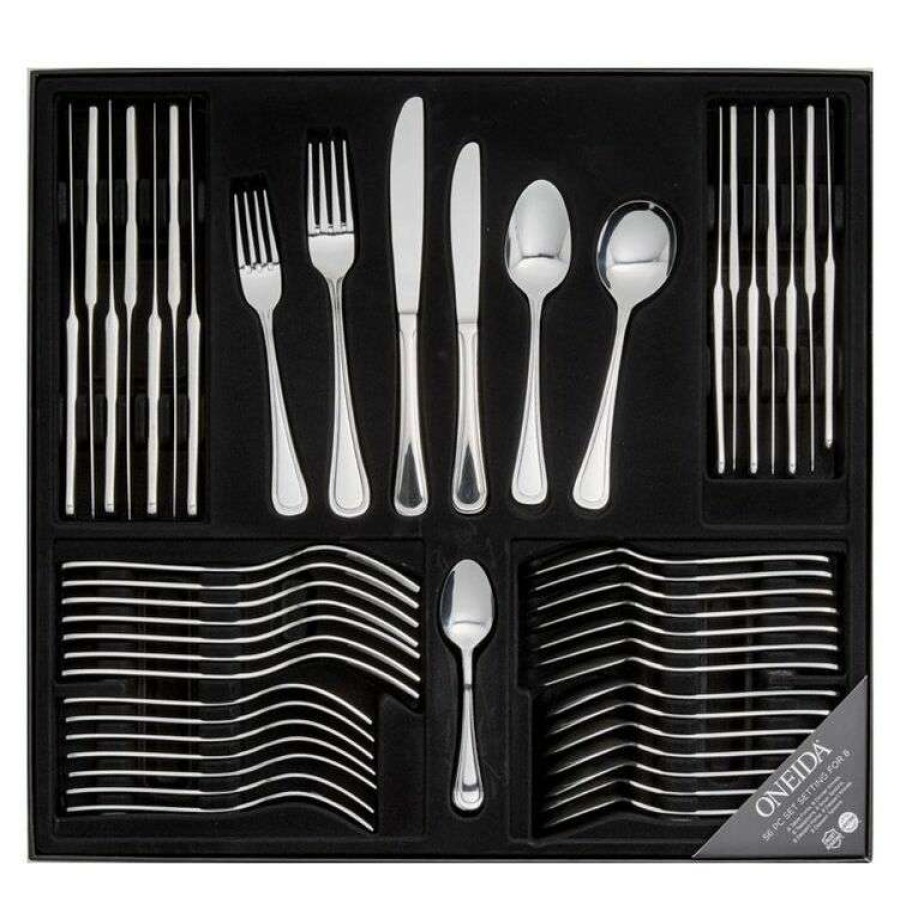 Kitchen & Dining * | Oneida Barcelona 56-Piece Cutlery Set