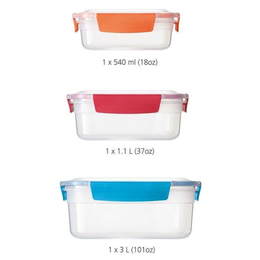 Kitchen & Dining * | Joseph Joseph Duo 3 -Piece Storage Container Set