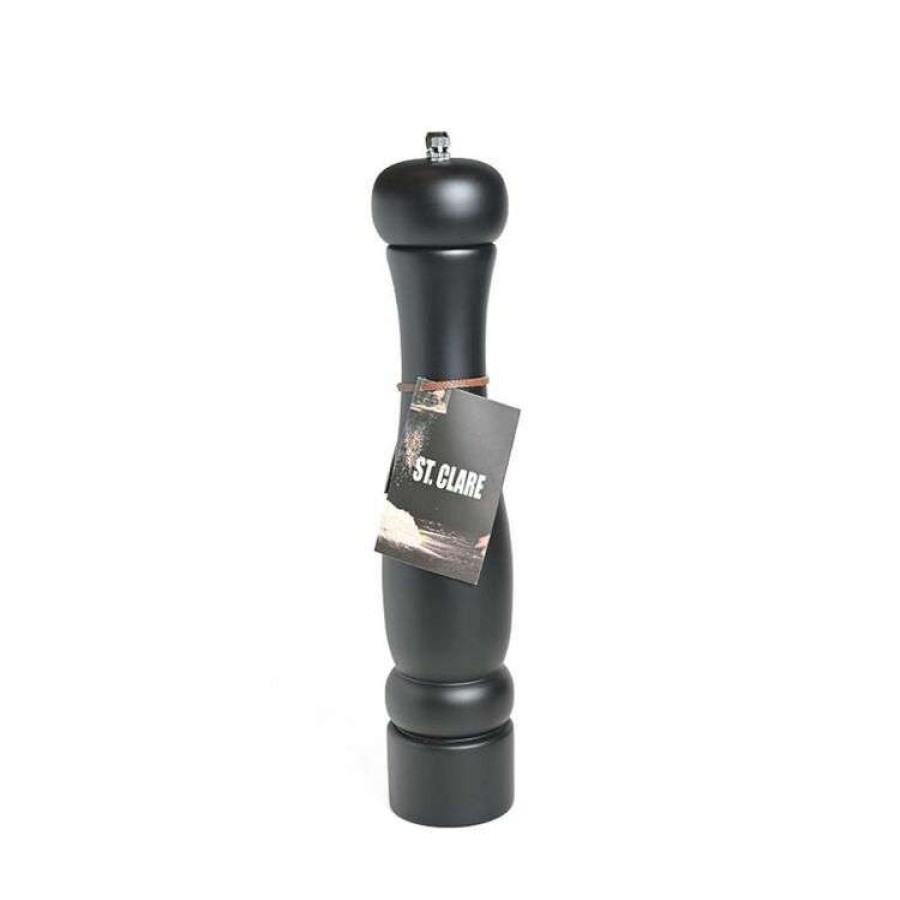 Kitchen & Dining * | Classica St Clare Matt Black Salt & Pepper Grinder 30 Cm