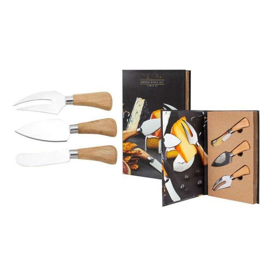 Kitchen & Dining * | Tempa Fromagerie 3-Piece Cheese Knife Set