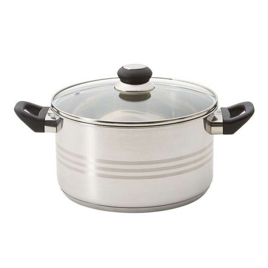 Kitchen & Dining * | Smith & Nobel Traditions Stainless Steel Stockpot 8L