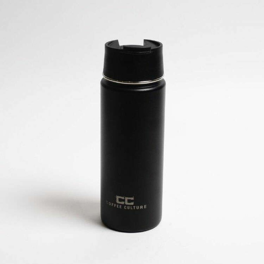 Kitchen & Dining * | Coffee Culture Travel Flask With Sipper 500Ml Black