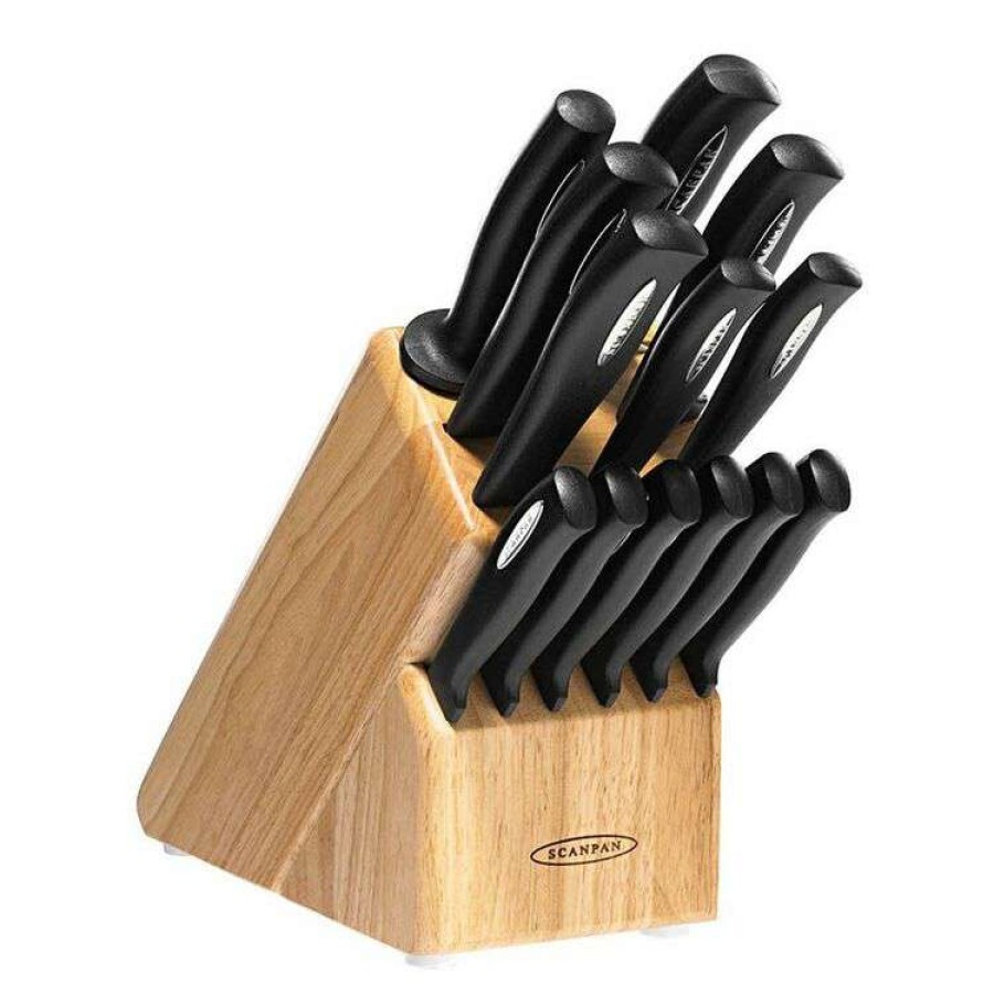 Kitchen & Dining * | Scanpan 14-Piece Microsharp Knife Block