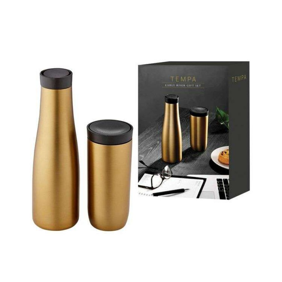 Kitchen & Dining * | Tempa Sawyer Early Riser Gold Gift Set