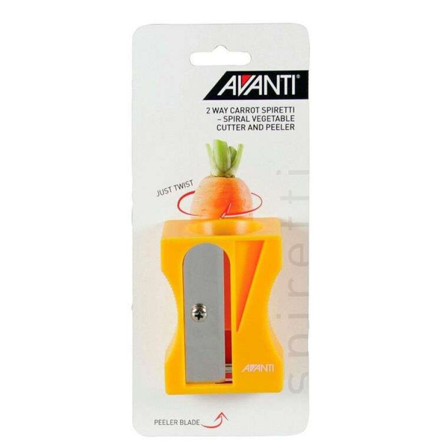 Kitchen & Dining * | Avanti Spiretti Sharpener Peeler Orange