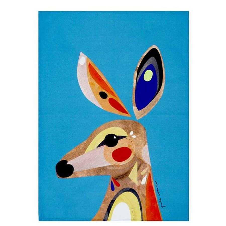 Kitchen & Dining * | Maxwell & Williams Pete Cromer Tea Towel 50 X 70 Cm Kangaroo