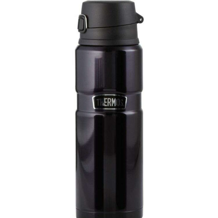 Kitchen & Dining * | Thermos Stainless King Vacuum Insulated Bottle With Flip Lid 710Ml Midnight Blue