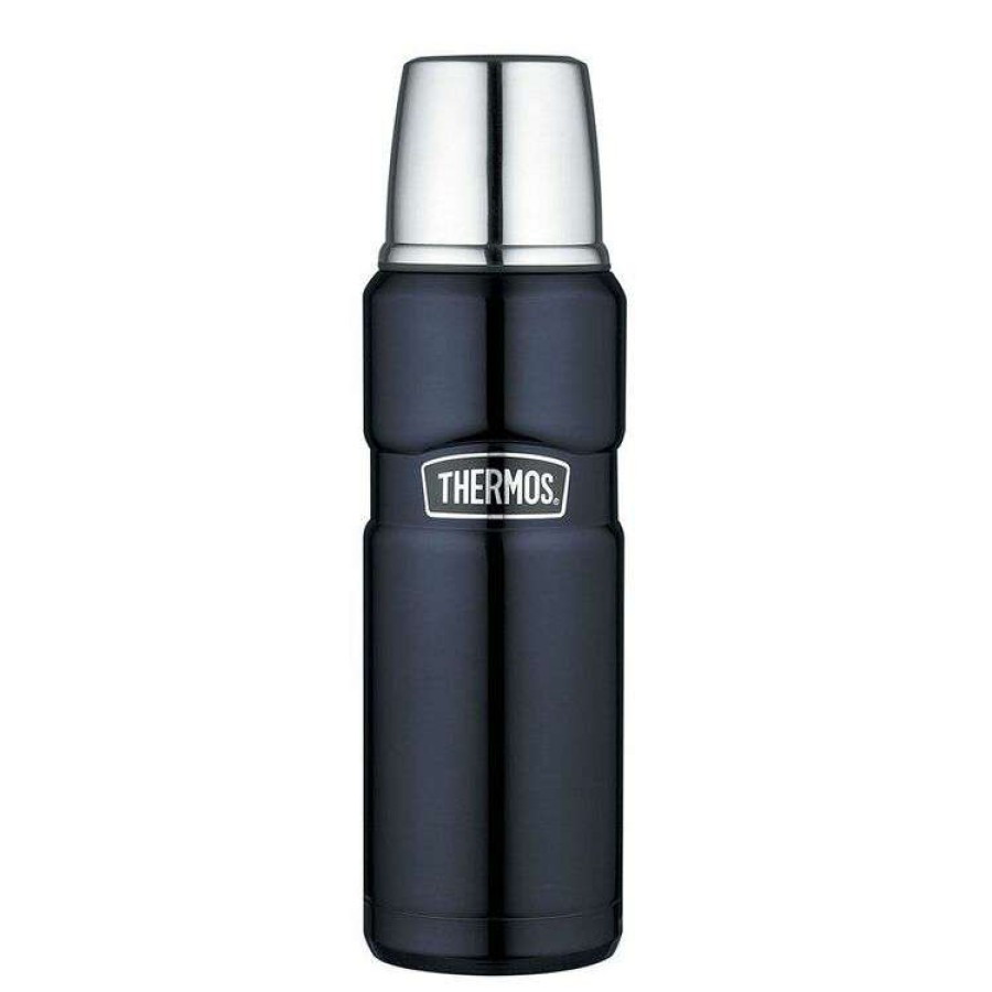 Kitchen & Dining * | Thermos Stainless King Vacuum Insulated Flask 470Ml Midnight Blue