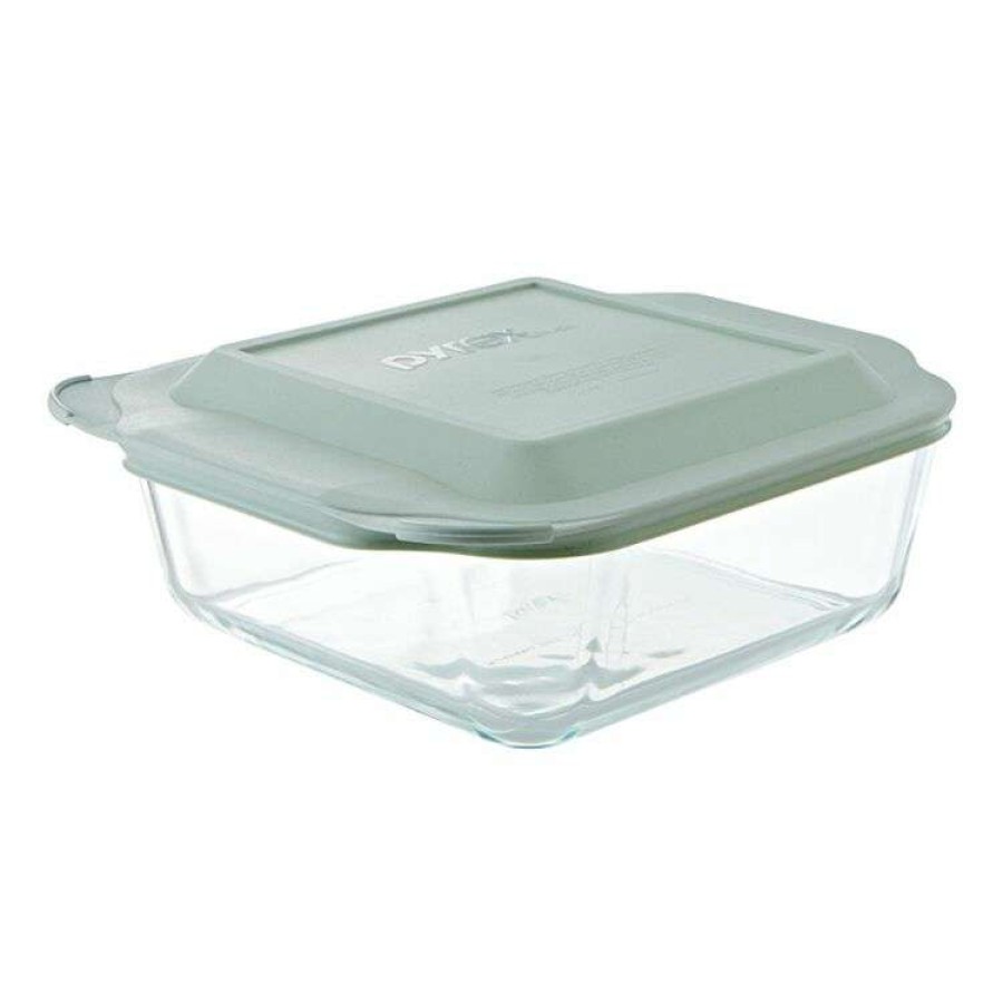 Kitchen & Dining * | Pyrex 20Cm Square Deep Dish With Lid