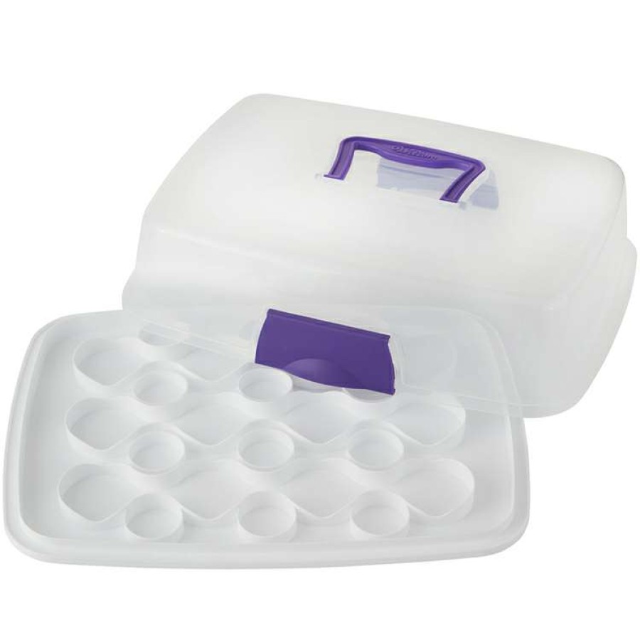 Kitchen & Dining * | Wilton 3 In 1 Reversible Cake Caddy