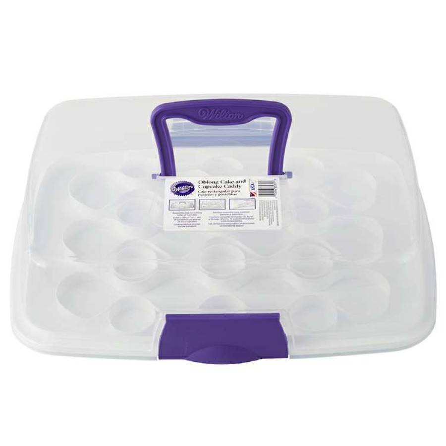 Kitchen & Dining * | Wilton 3 In 1 Reversible Cake Caddy