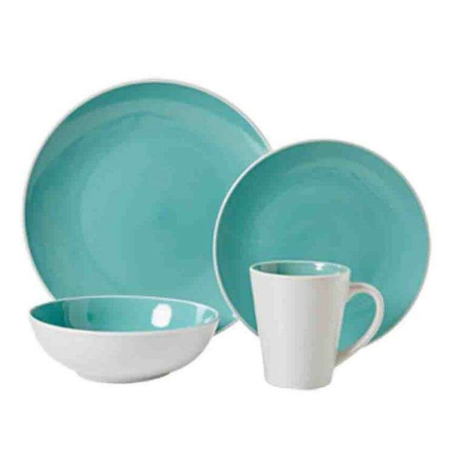 Kitchen & Dining * | Soren Marlow 16-Piece Dinner Set Teal