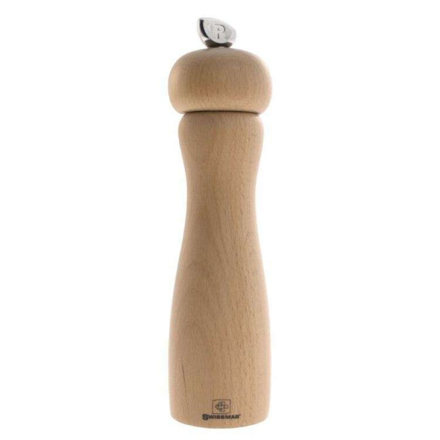 Kitchen & Dining * | Swissmar Belle Natural Wood Pepper Mill 20Cm