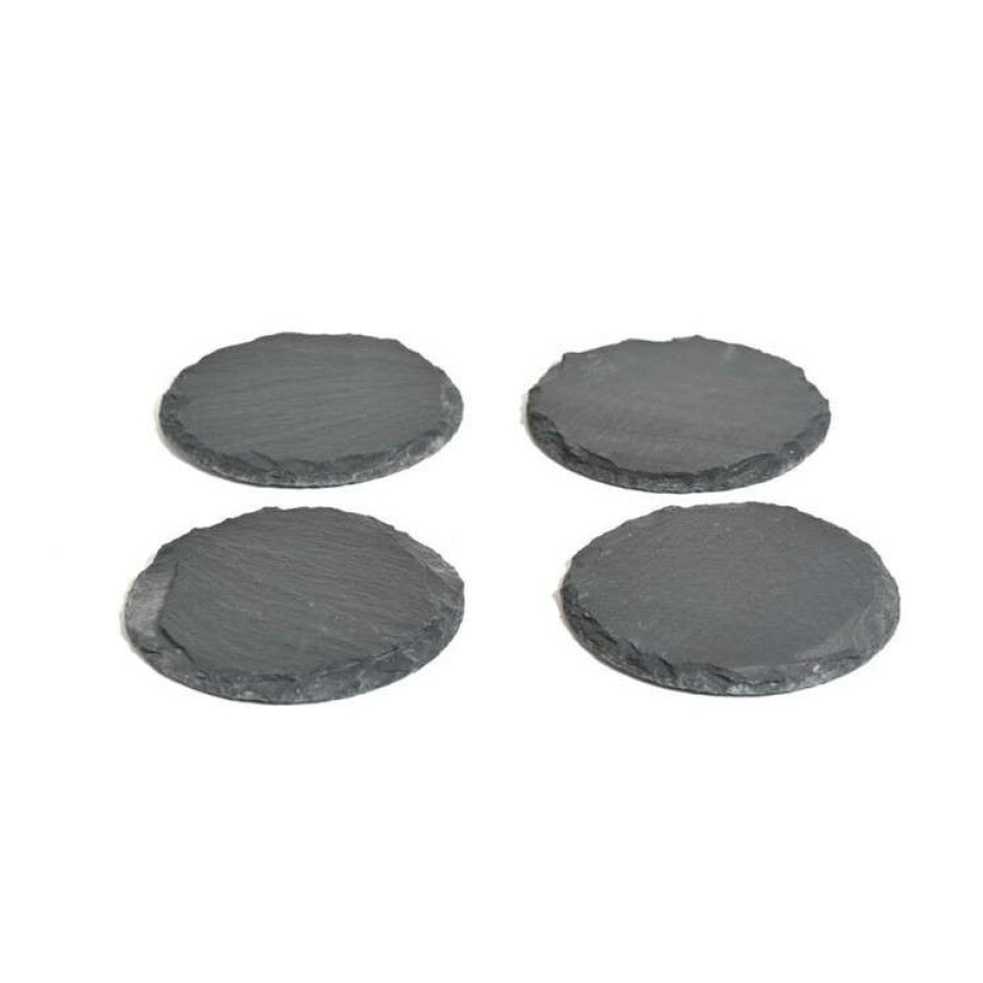 Kitchen & Dining * | Coffee Culture Slate 4 Piece Coaster 10 Cm