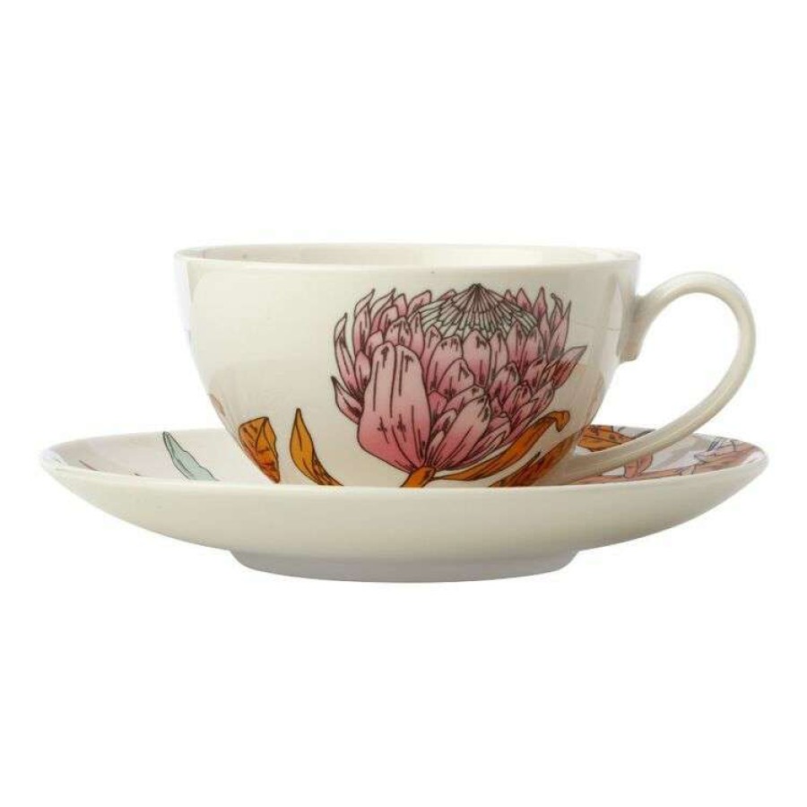 Kitchen & Dining * | Maxwell & Williams Waratah Coupe Cup & Saucer 200Ml