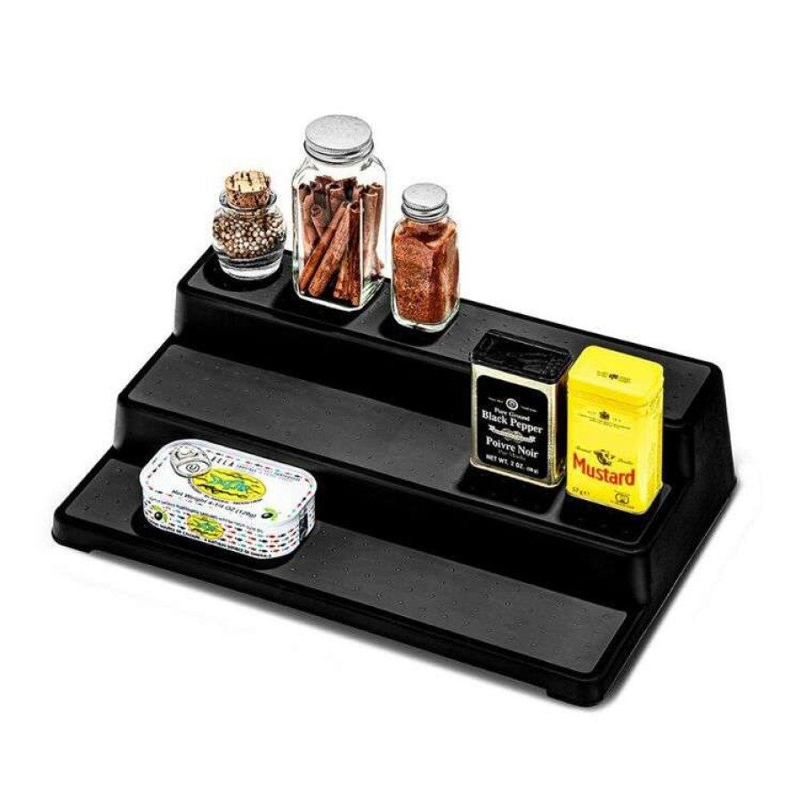 Kitchen & Dining * | Madesmart 3 Tier Shelf Organiser Carbon