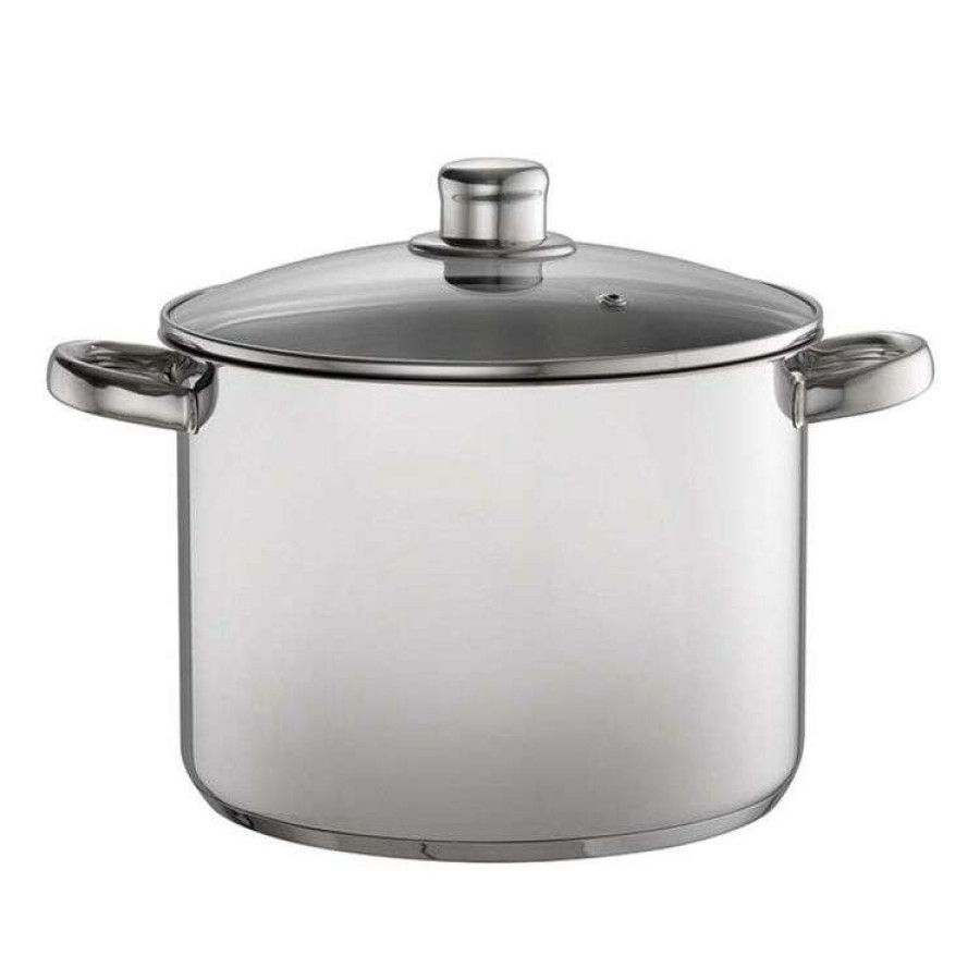 Kitchen & Dining * | Davis & Waddell Essentials Stainless Steel Stockpot 7.5L