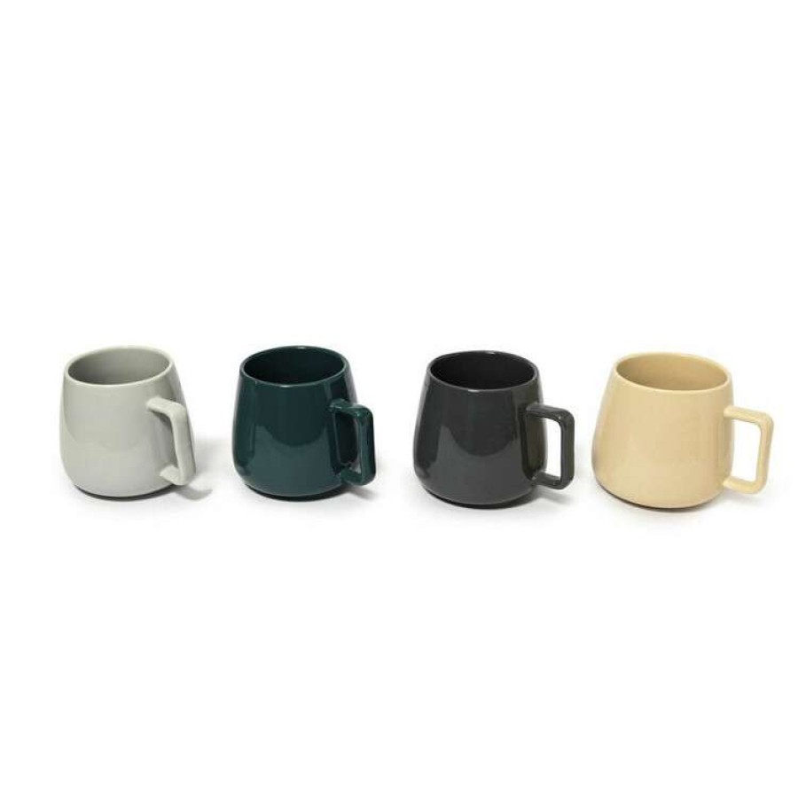 Kitchen & Dining * | Coffee Culture Ceramic Mugs 400Ml Gloss Set Of 4