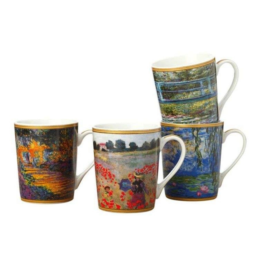 Kitchen & Dining * | Casa Domani Impressions Monet 4-Piece Mug Set 375Ml