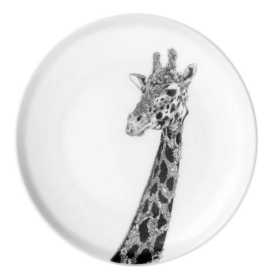 Kitchen & Dining * | Maxwell & Williams Marini Ferlazzo 20Cm Plate African Giraffe