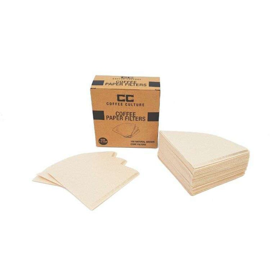 Kitchen & Dining * | Coffee Culture Coffee Paper Filters Pack Of 100 1 2 Cups