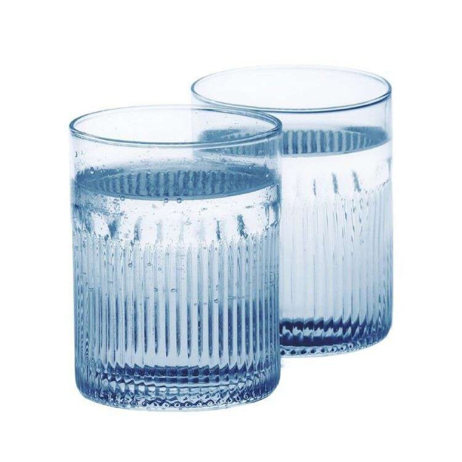 Kitchen & Dining * | Chyka Home Afternoon Tumbler 4 Piece Set Blue