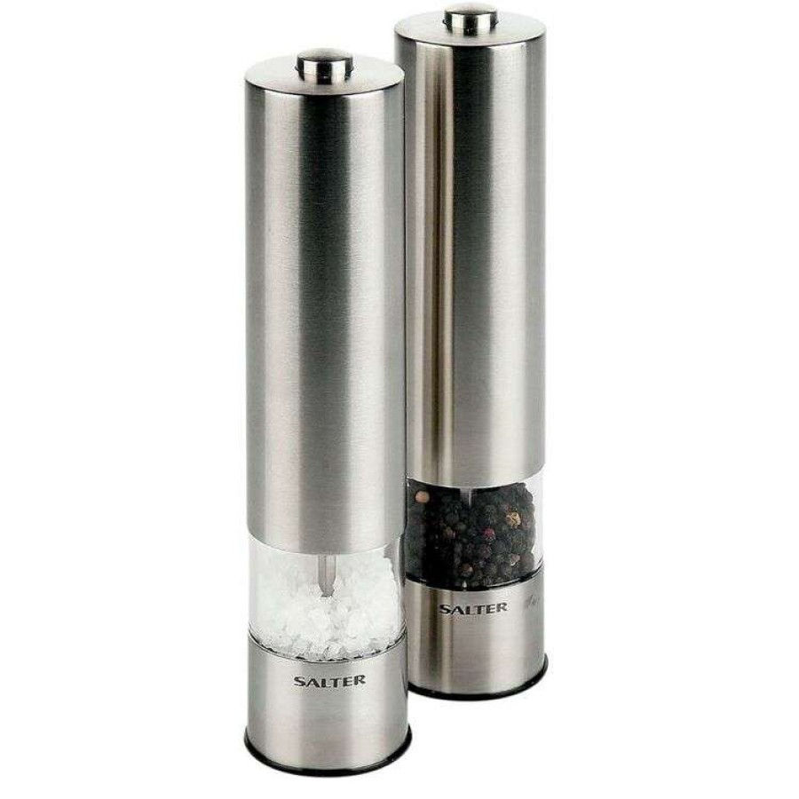 Kitchen & Dining * | Salter Electronic Salt And Pepper Mill Set