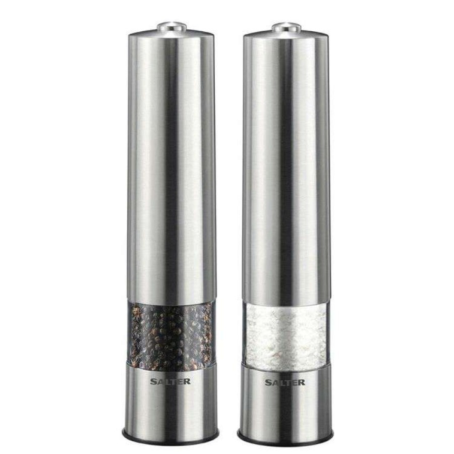 Kitchen & Dining * | Salter Electronic Salt And Pepper Mill Set