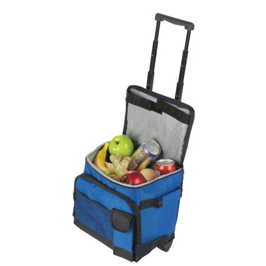 Kitchen & Dining * | Smith & Nobel Folding Cooler On Wheels Blue