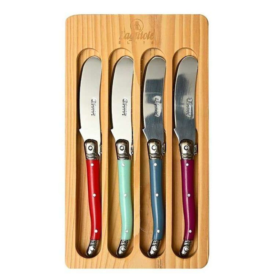 Kitchen & Dining * | Laguiole Elite Rainbow 4 Piece Pate Set