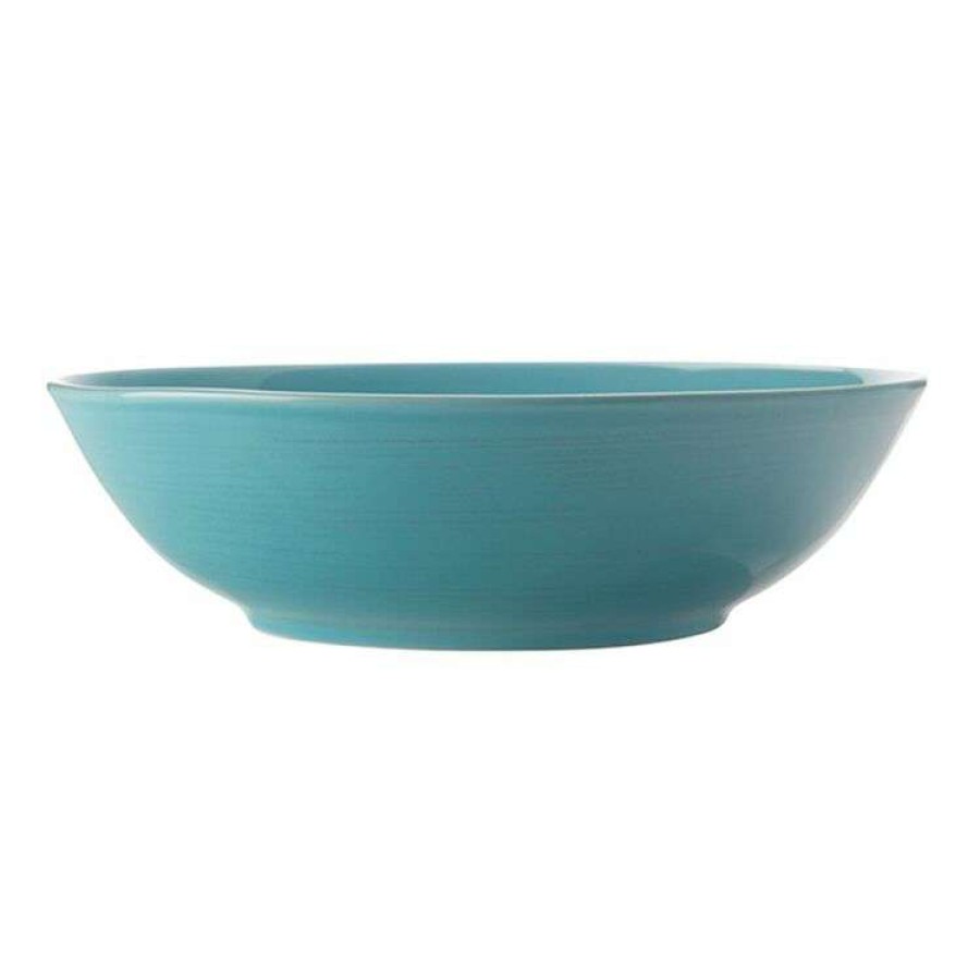 Kitchen & Dining * | Casa Domani Portofino Turquoise Pasta Bowl 28Cm