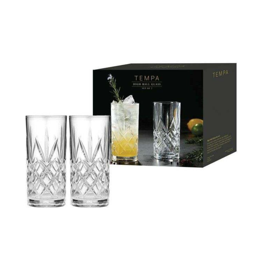 Kitchen & Dining * | Tempa Ophelia Highball Tumblers Set Of 2