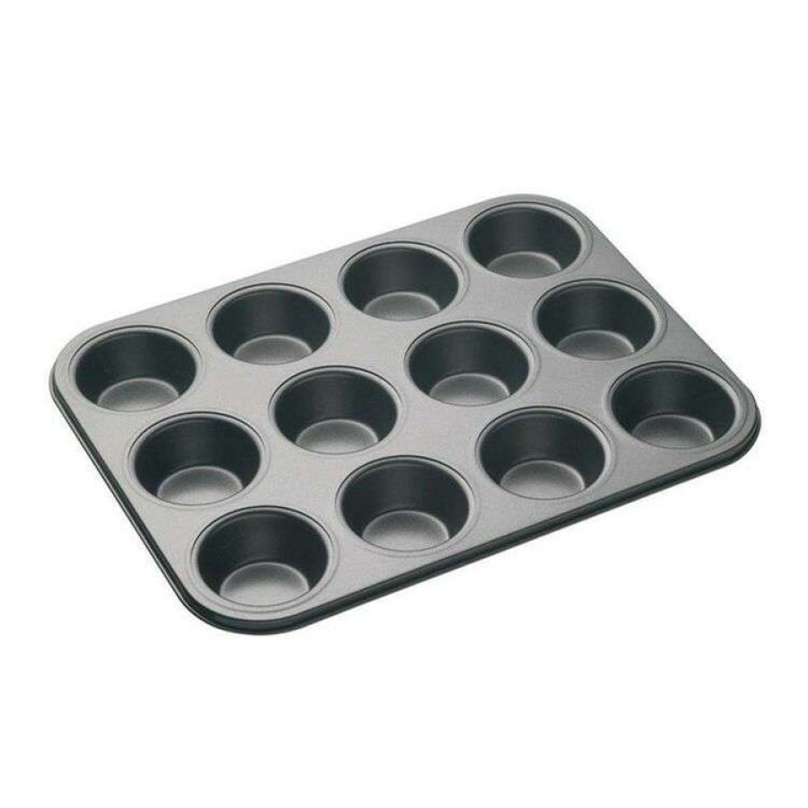 Kitchen & Dining * | Smith & Nobel Professional Non-Stick Bakeware 12 Cup Muffin Pan