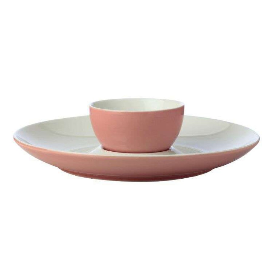 Kitchen & Dining * | Maxwell & Williams Mezze Chip & Dip 30Cm Coral Gift Boxed