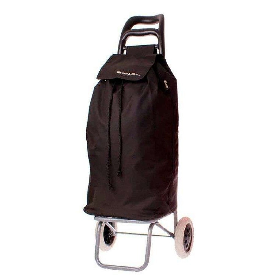 Kitchen & Dining * | D.Line Shop And Go Black Trolley