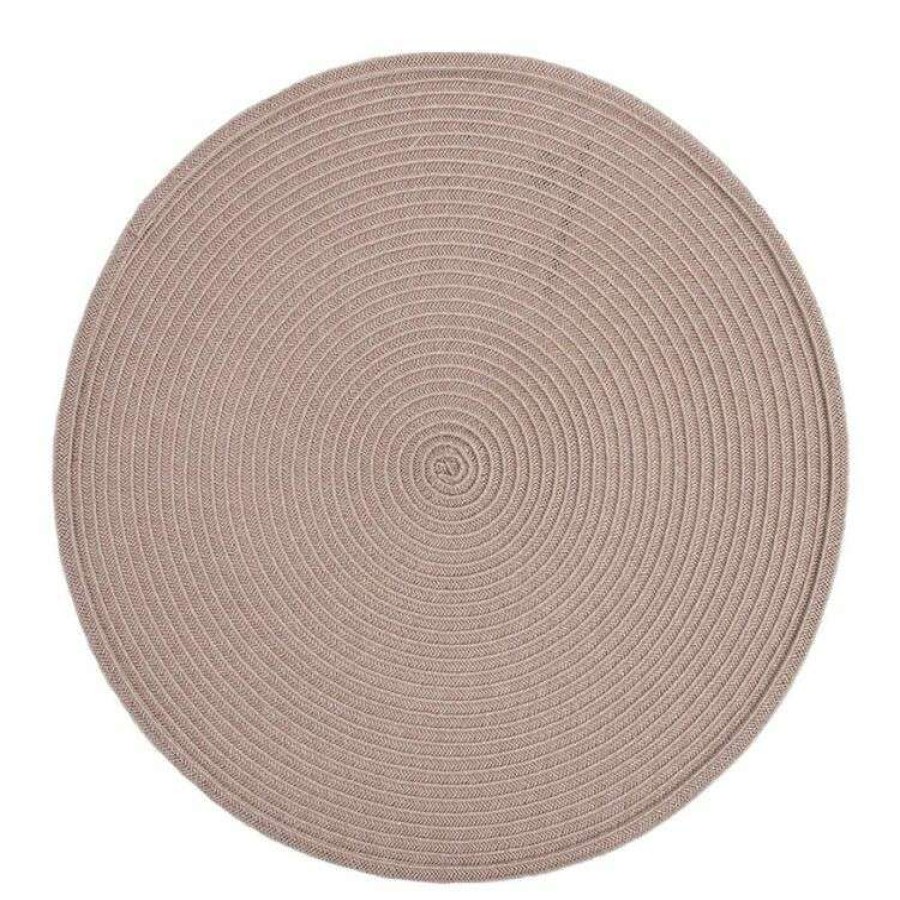 Kitchen & Dining * | Just Home Maison Round Placemat Natural 38Cm